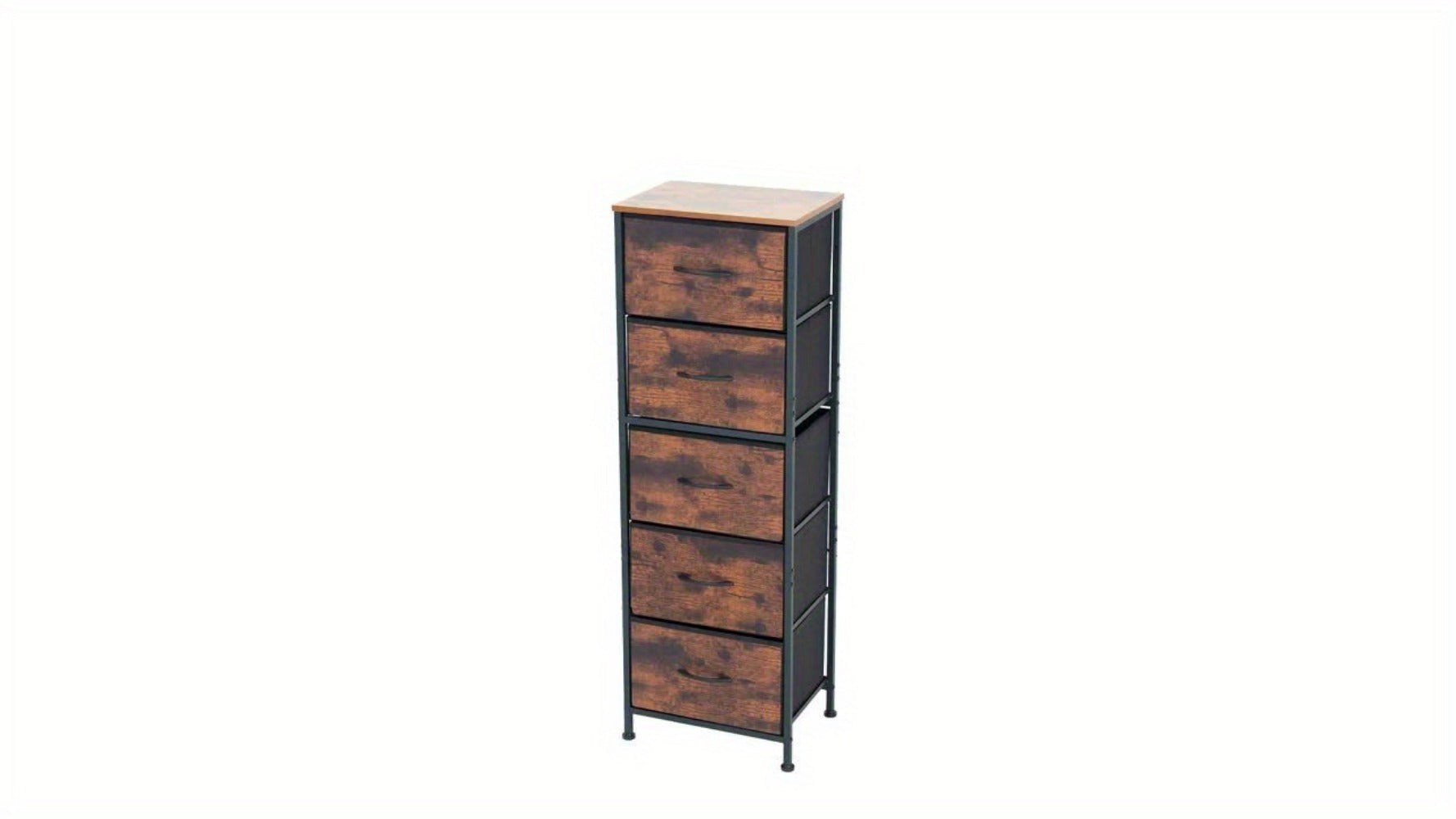 5-Drawer Freestanding Kitchen Pantry Cabinet with Multiple Color Options detail image - detail view 13
