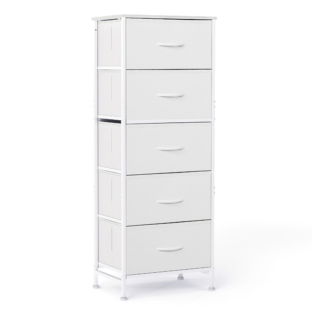 5-Drawer Freestanding Kitchen Pantry Cabinet with Multiple Color Options detail image - detail view 9