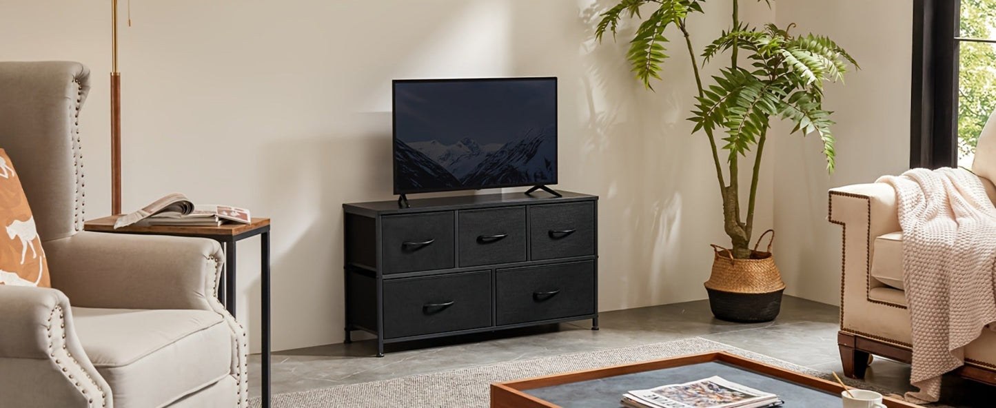 5-Drawer Metal Dresser with Multiple Color Options for Bedroom detail image - detail view 24