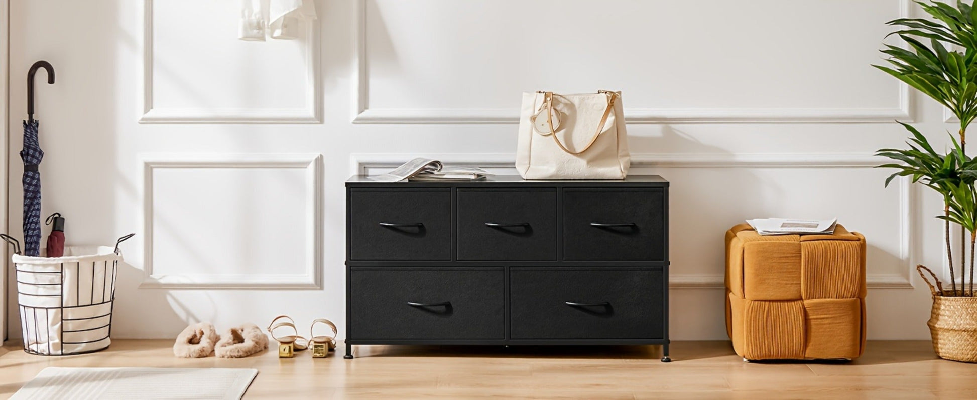5-Drawer Metal Dresser with Multiple Color Options for Bedroom detail image - detail view 27