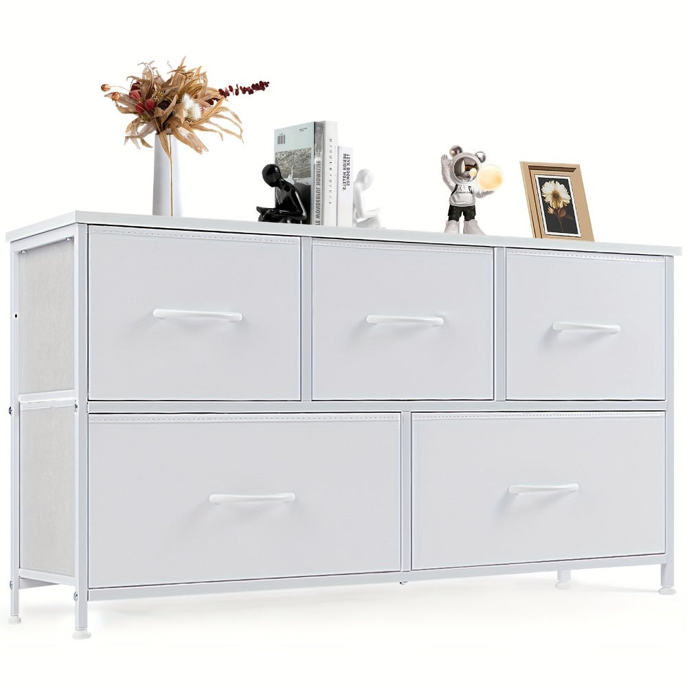 5-Drawer Metal Dresser with Multiple Color Options for Bedroom detail image - detail view 7