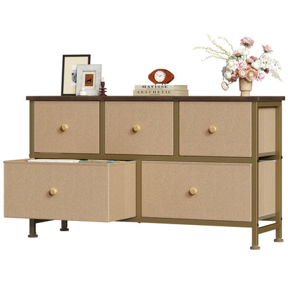 Dresser shown in the Khaki - 5 Drawer option