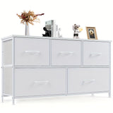 White - 5 Drawers
