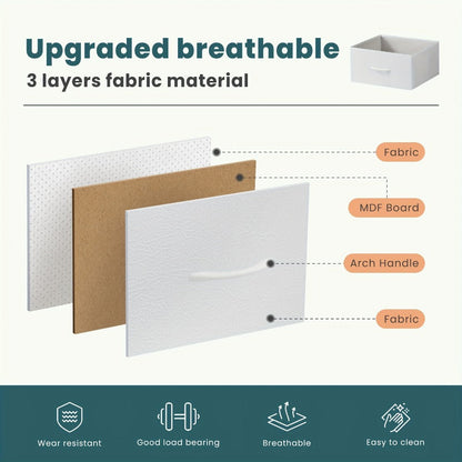 5-Drawer Plastic Dresser with Removable Storage Bins for Bedroom detail image - detail view 7