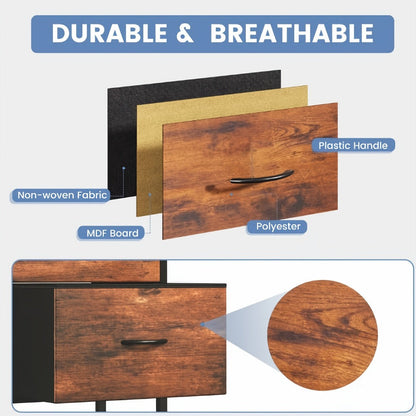 5-Drawer TV Stand with Charging Station for Practical Everyday Home Use in Living Room detail image - detail view 16