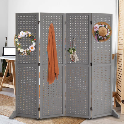 5-Foot Freestanding Room Divider with Added Privacy for Privacy and Space Definition detail image - detail view 27