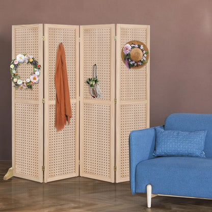 5-Foot Freestanding Room Divider with Added Privacy for Privacy and Space Definition detail image - detail view 31