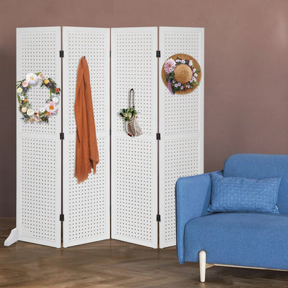 5-Foot Freestanding Room Divider with Added Privacy for Privacy and Space Definition detail image - detail view 36