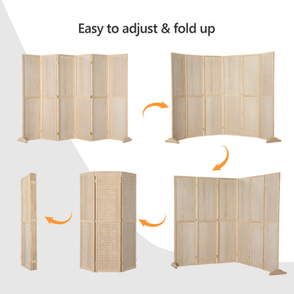5-Foot Freestanding Room Divider with Added Privacy for Privacy and Space Definition detail image - detail view 46