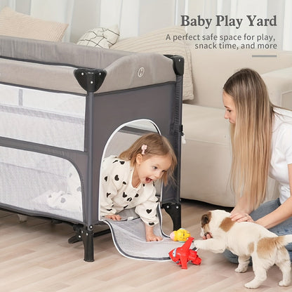 5-in-1 Foldable Baby Bassinet with Hidden Storage for Kids' Room detail image - detail view 7