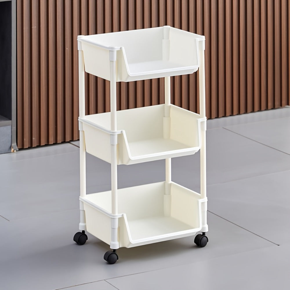 5-Layer Shoe Rack with Rolling Wheels for Organized Everyday Storage detail image - detail view 6