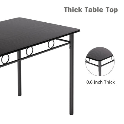 5-Piece Dining Table Set with Multiple Color Options for Kitchen detail image - detail view 10
