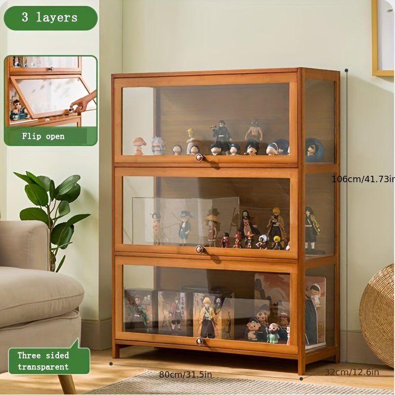 Display Cabinet shown in the Three Layers option