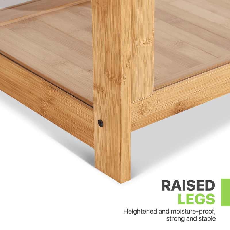 5-Tier Bamboo Display Cabinet for Kids' Room and Living Room detail image - detail view 7