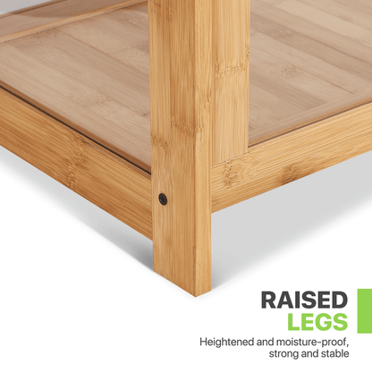 5-Tier Bamboo Display Cabinet for Kids' Room and Living Room detail image - detail view 7