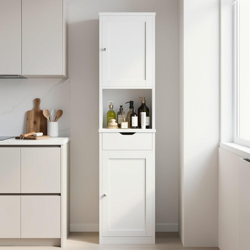 5-Tier Freestanding Bathroom Storage Cabinet, Freestanding Storage Cupboard detail image - detail view 10