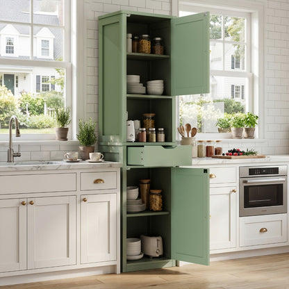5-Tier Freestanding Bathroom Storage Cabinet, Freestanding Storage Cupboard detail image - detail view 13