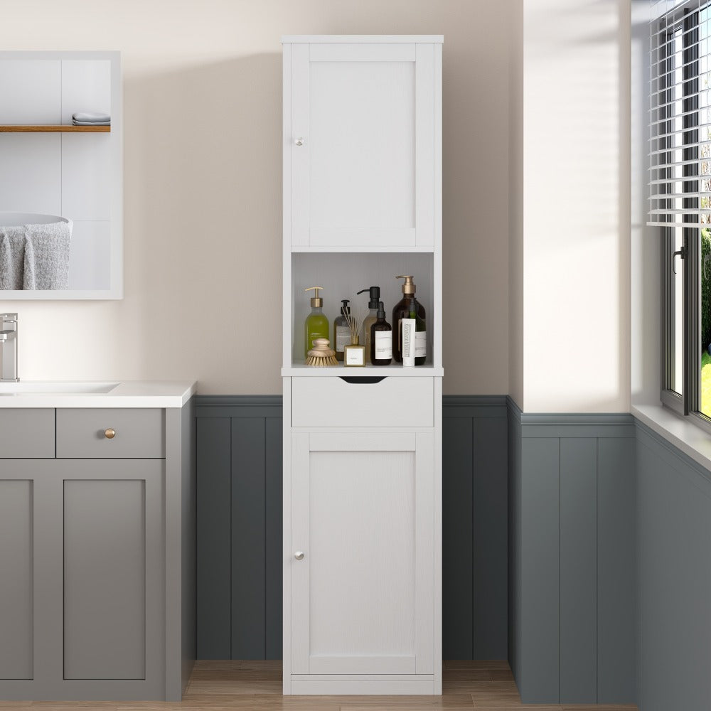 5-Tier Freestanding Bathroom Storage Cabinet, Freestanding Storage Cupboard detail image