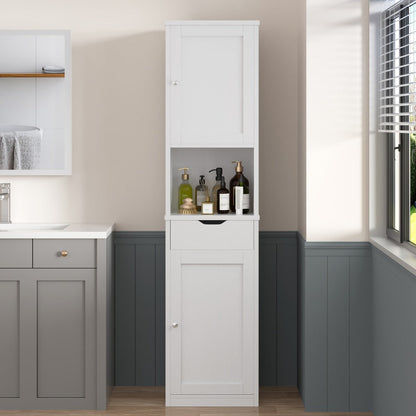 5-Tier Freestanding Bathroom Storage Cabinet, Freestanding Storage Cupboard detail image
