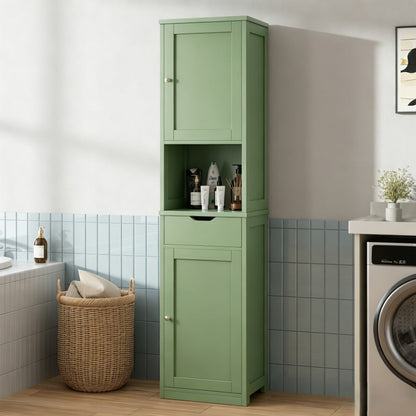 5-Tier Freestanding Bathroom Storage Cabinet, Freestanding Storage Cupboard detail image - detail view 3