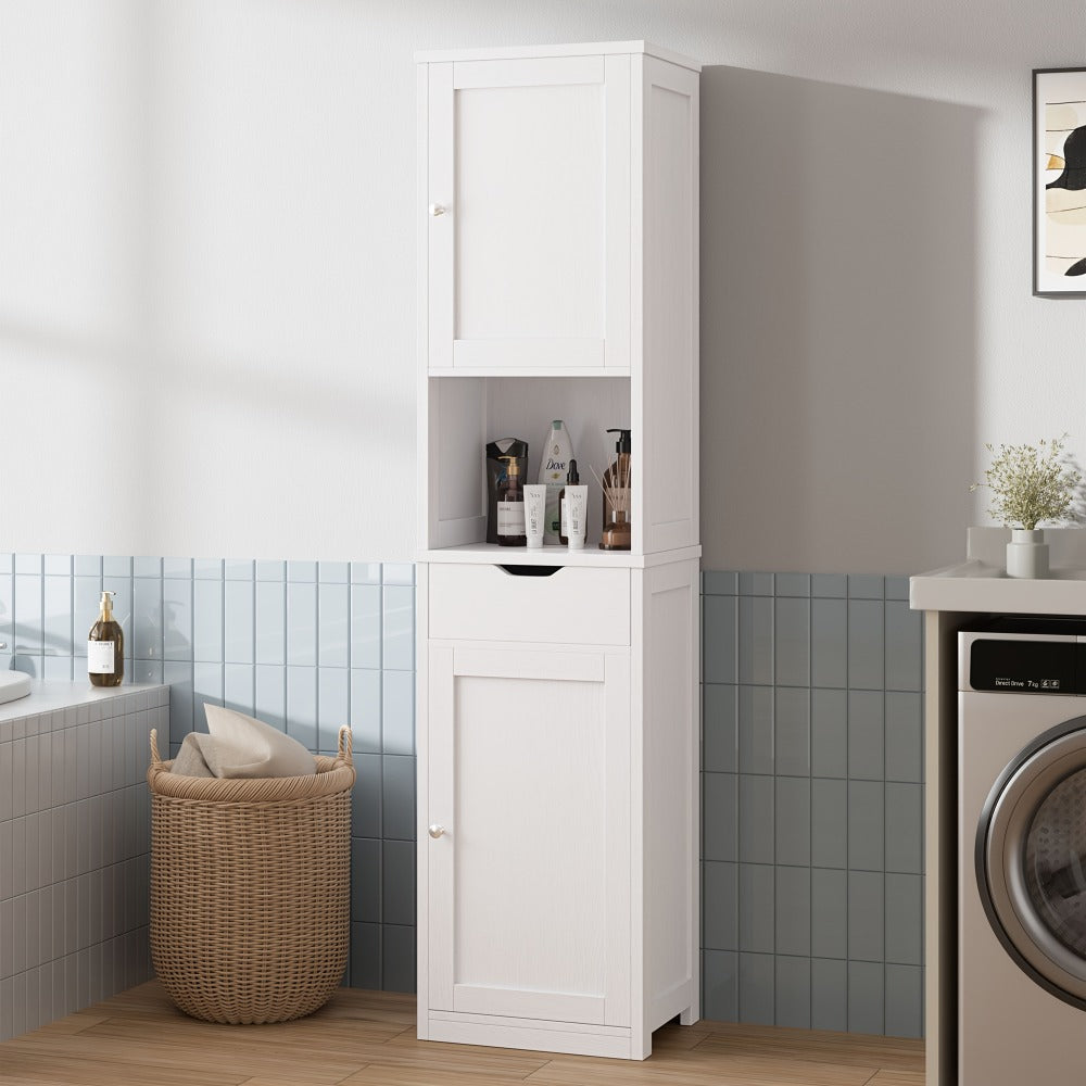 5-Tier Freestanding Bathroom Storage Cabinet, Freestanding Storage Cupboard detail image - detail view 5