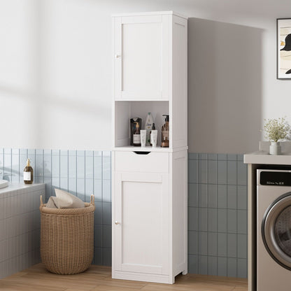 5-Tier Freestanding Bathroom Storage Cabinet, Freestanding Storage Cupboard detail image - detail view 5