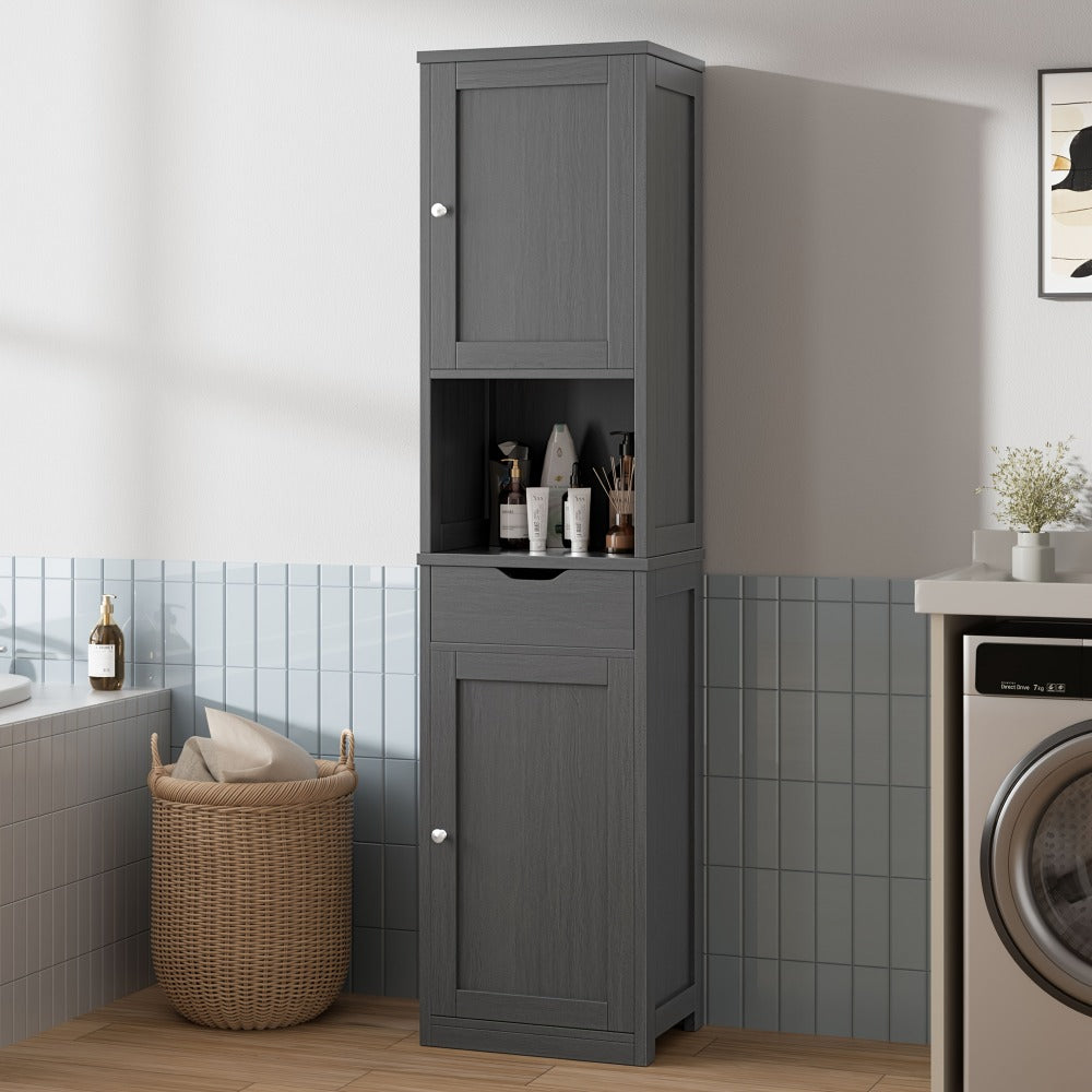 5-Tier Freestanding Bathroom Storage Cabinet, Freestanding Storage Cupboard detail image - detail view 9