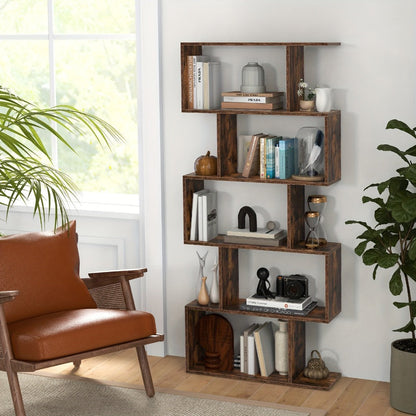 5-Tier Freestanding Bookcase with Multiple Color Options for Living Room detail image - detail view 10