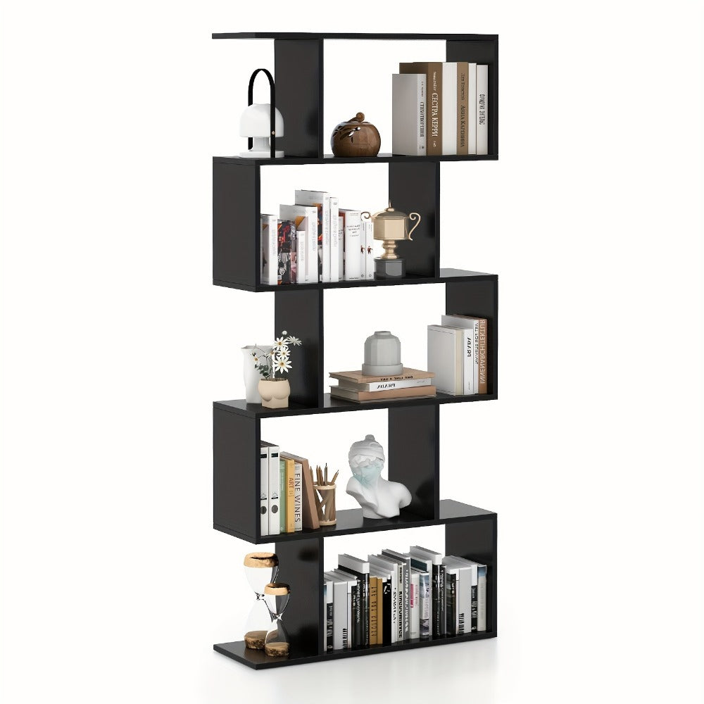 5-Tier Freestanding Bookcase with Multiple Color Options for Living Room detail image - detail view 5