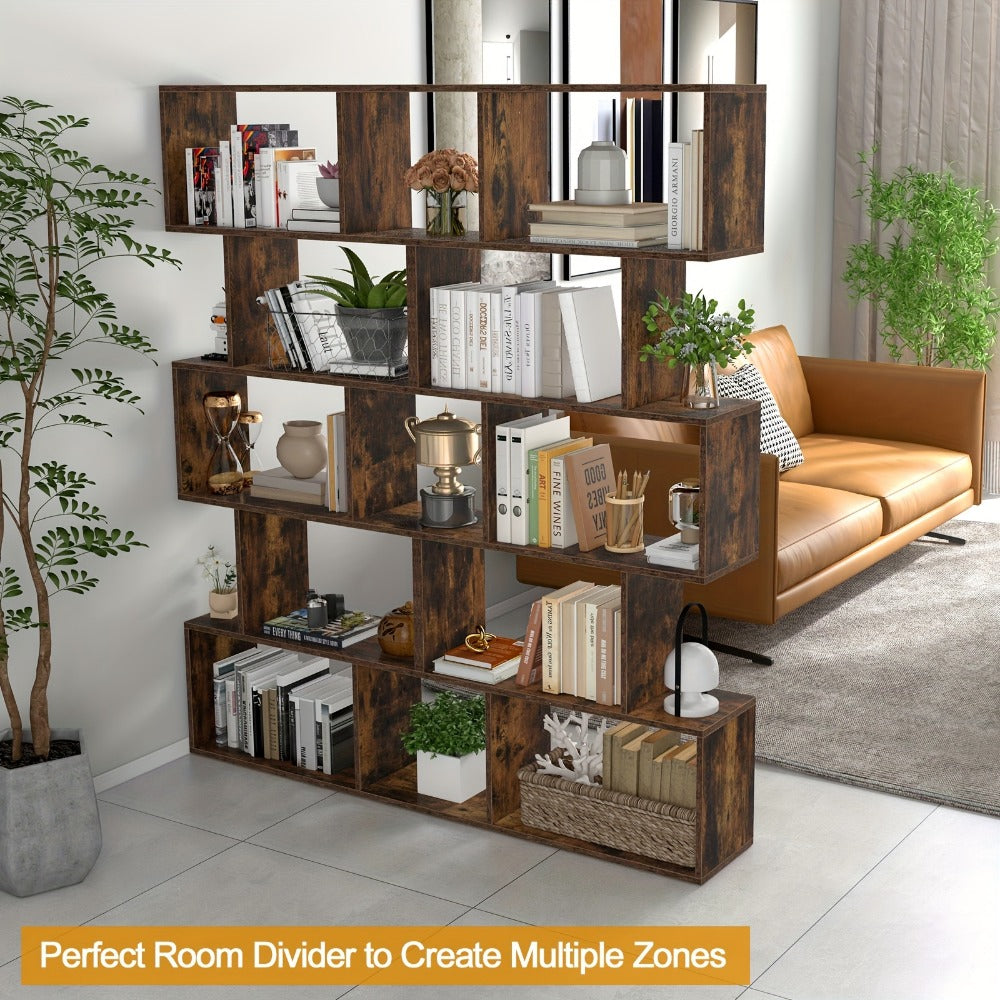 5-Tier Freestanding Bookcase with Multiple Color Options for Living Room detail image - detail view 6