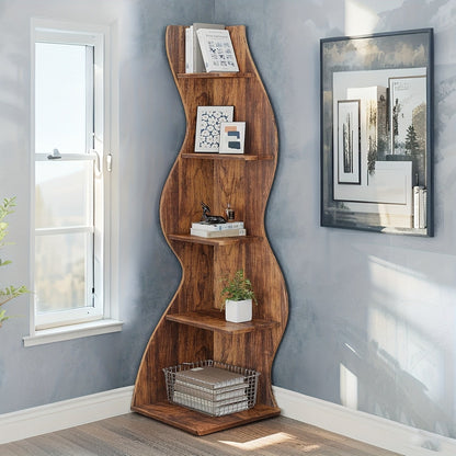 Corner Shelf shown in the Brown, 1pc option