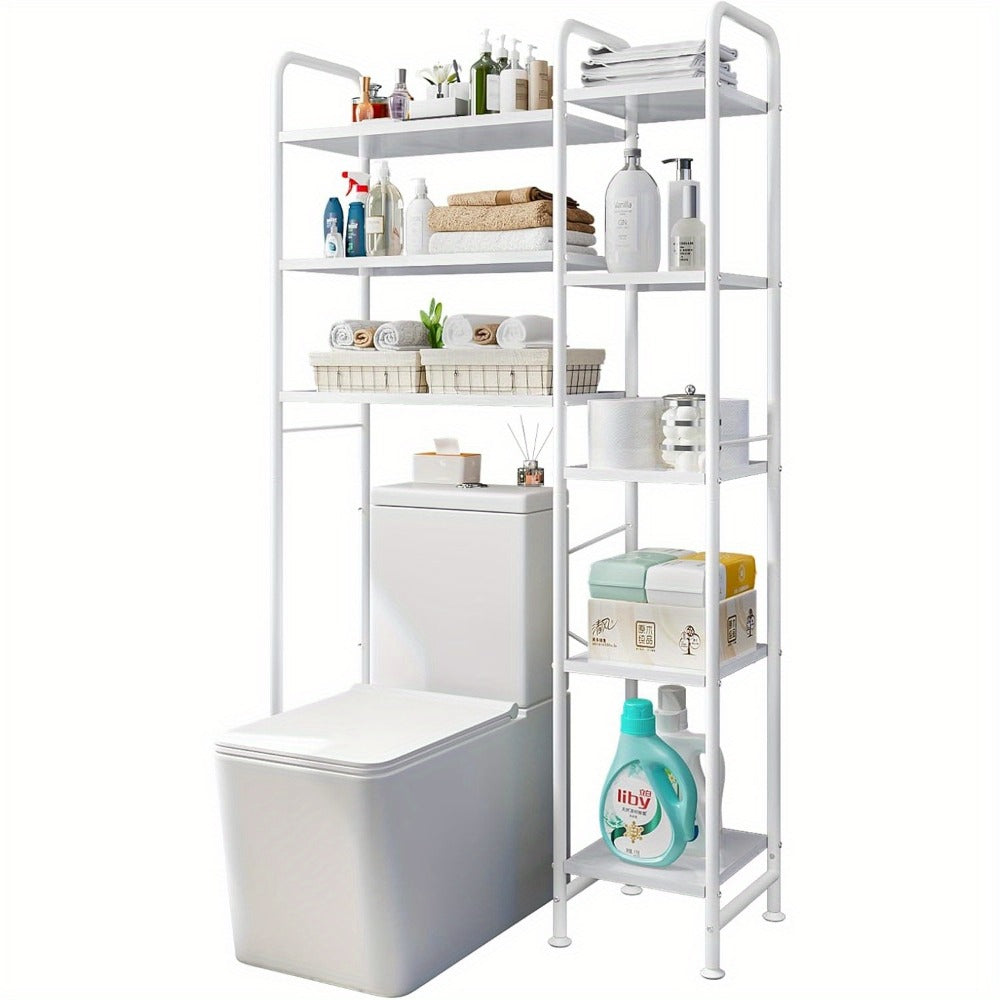 5-Tier Freestanding Over-the-Toilet Storage Organizer, Toilet Shelf Organizer detail image - detail view 5