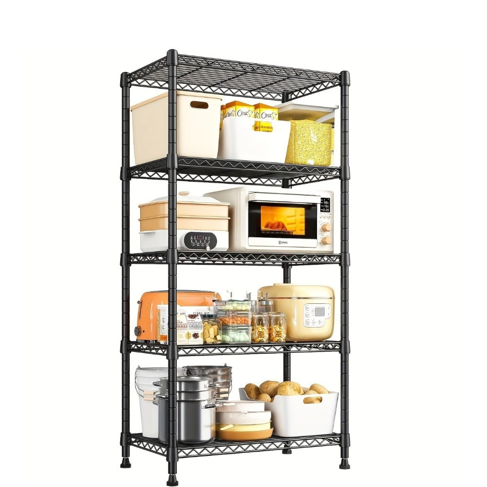 Wire Shelving Unit, 5-Tier 1000LBS Heavy Duty Adjustable Metal Storage Rack for Garage shown in the main product view