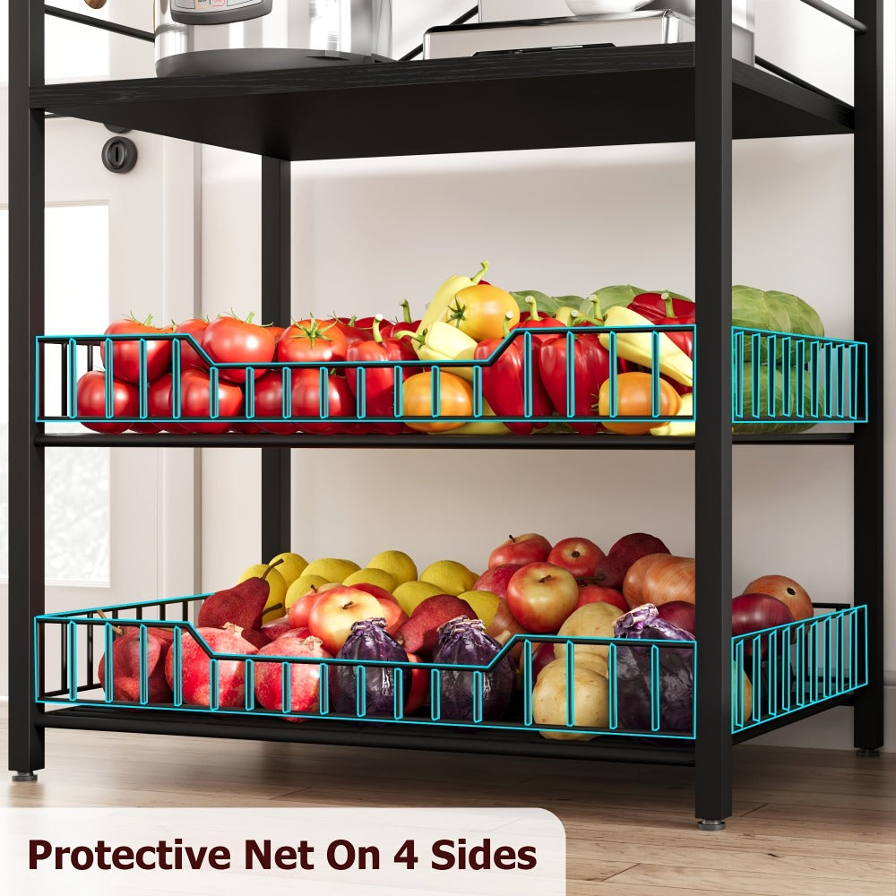 5-Tier Kitchen Storage And Bakers Racks for Organized Everyday Storage detail image - detail view 10