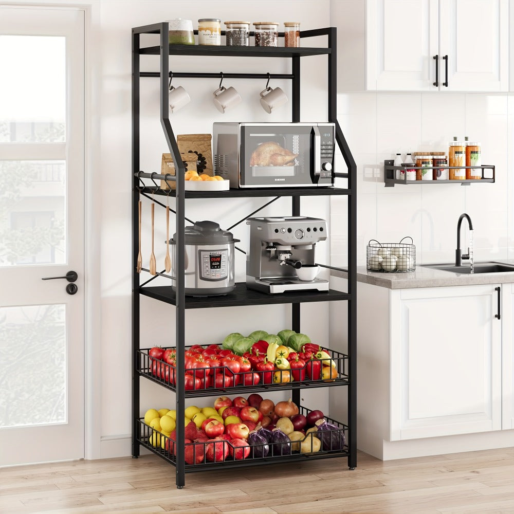 5-Tier Kitchen Storage And Bakers Racks for Organized Everyday Storage detail image - detail view 5