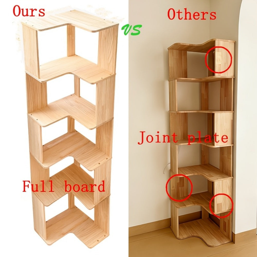 5-Tier Space-Saving Bookshelf, Home Library Organizer for Organized Everyday Storage detail image - detail view 11