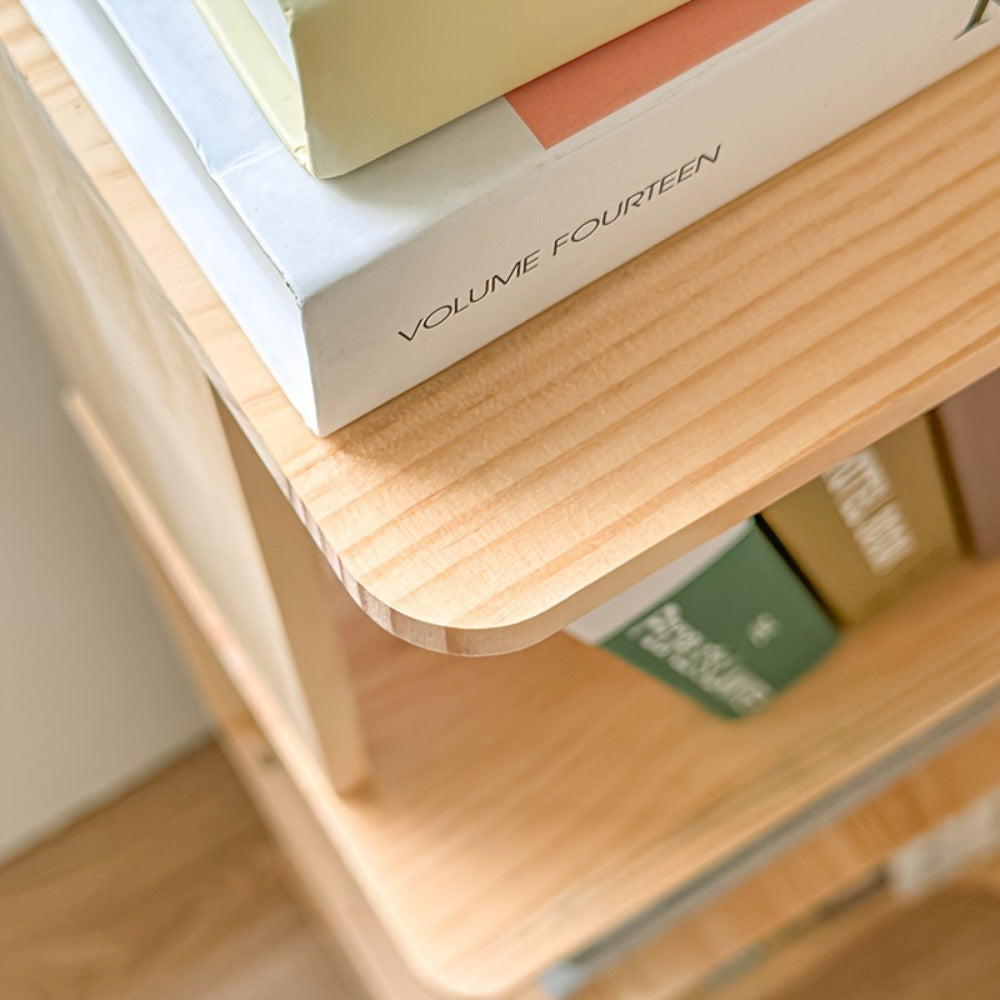 5-Tier Space-Saving Bookshelf, Home Library Organizer for Organized Everyday Storage detail image - detail view 8