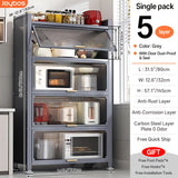 Grey-5Tier Storage Cabient