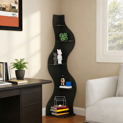 Bookshelf shown in the Black option