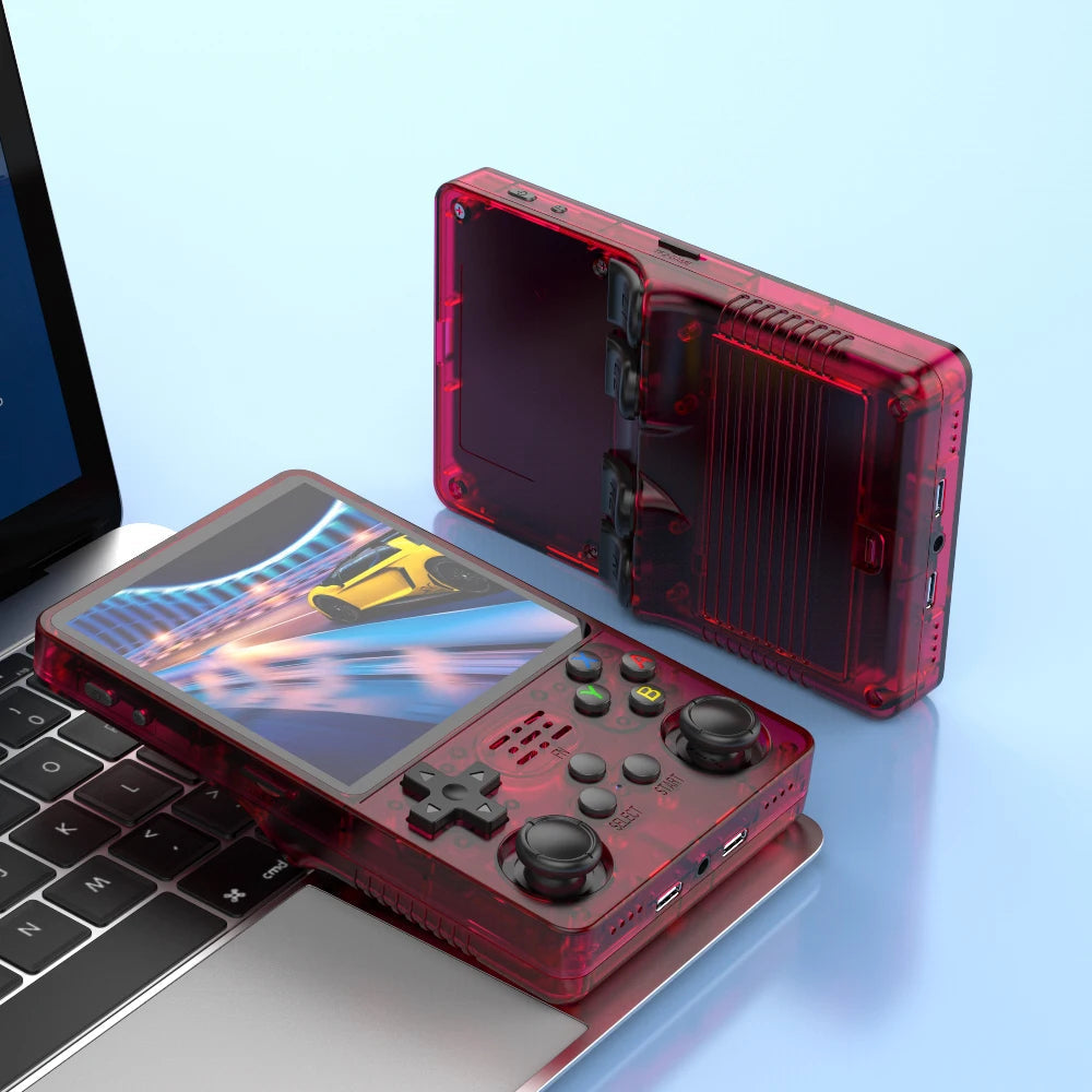 R36S Plus Handheld Game Console – 15000 Preloaded Games 4" IPS Linux Batocera Wi-Fi TV Output 64GB 128GB PS1 N64 SNES GBA SEGA Retro Emulator 10 Colors