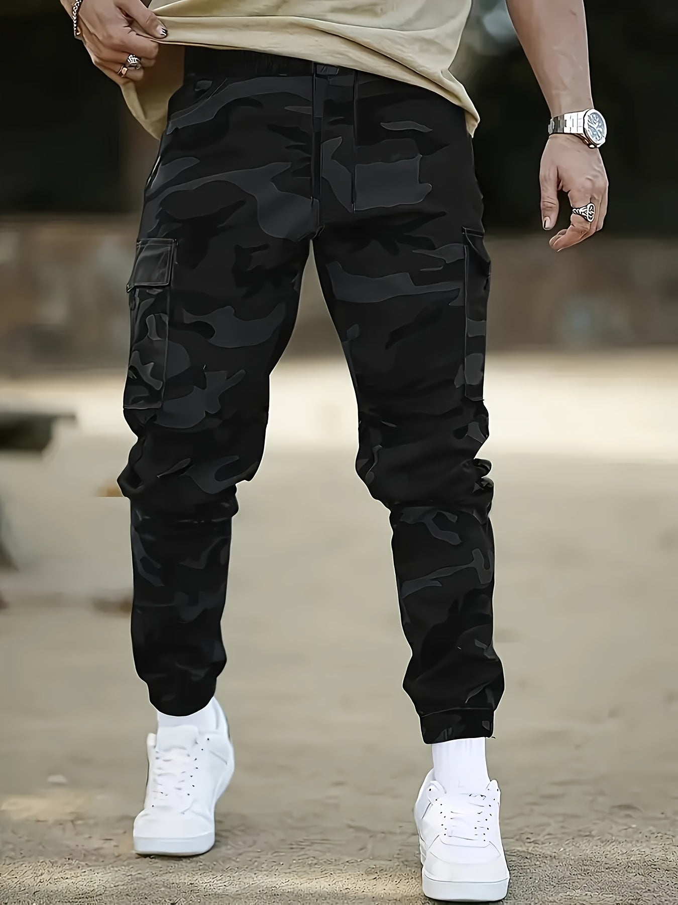Men's Cargo Pants - Multi Pocket Workwear Style 032997