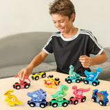 11PCS Magnetic Matching Dinosaur Train