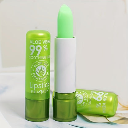 pH Color Changing Lipstick Aloe Squalane — Magic Green to Pink Formula, Long-Lasting Moisturizing Glossy Lip Color, Personalized Shade Reactive Tint, 6-Pack & 12-Pack Gift Set for Women