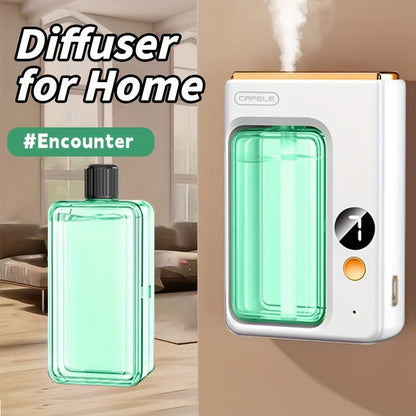 Aroma Diffuser & Humidifier 2-in-1 – USB Powered, 7-Level Mist, Odor Eliminator, Includes Essential Oil (Shangri-La or Encounter), Compact Air Moisturizer & Fragrance Diffuser for Home, Office & Bedroom