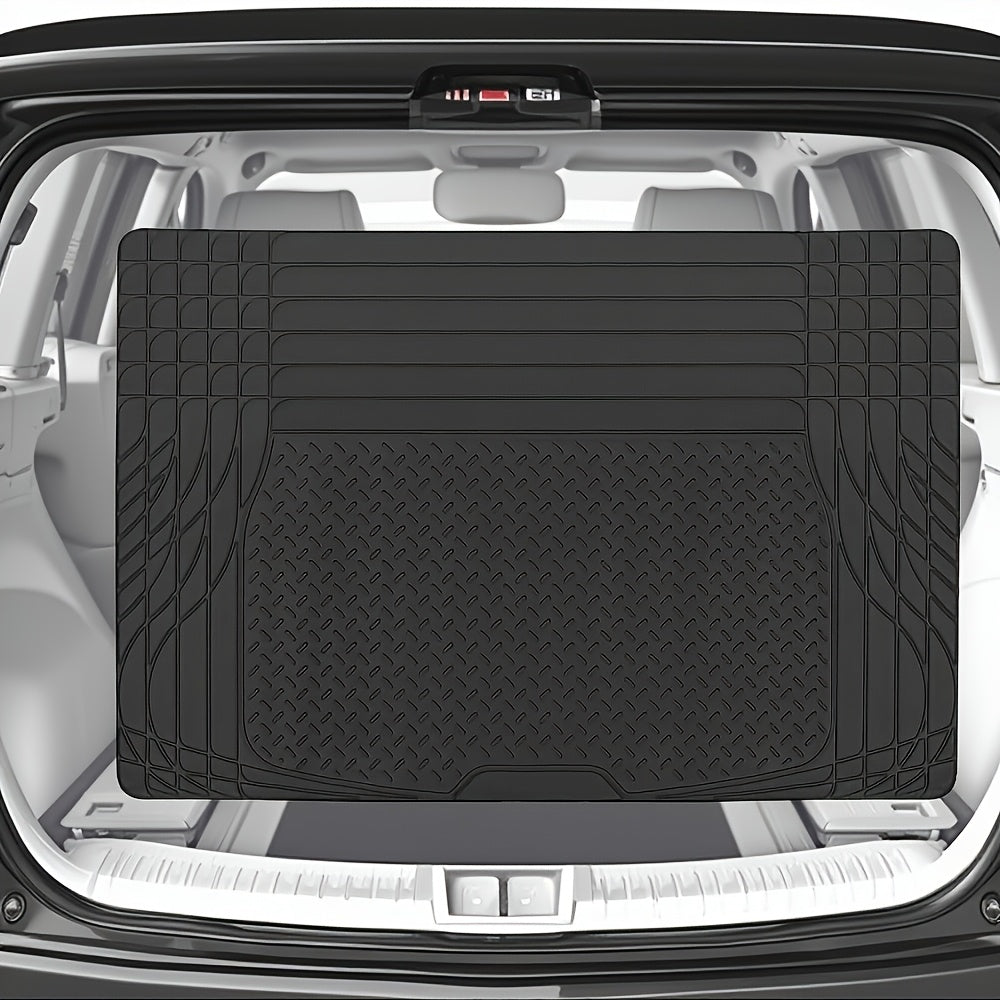Large Size Car Trunk Cargo Mat, 47 X 32 Inches, Waterproof And Non-Slip, Can Be Cut, for SUV, Sedan And Van Car Cargo Mat Additions