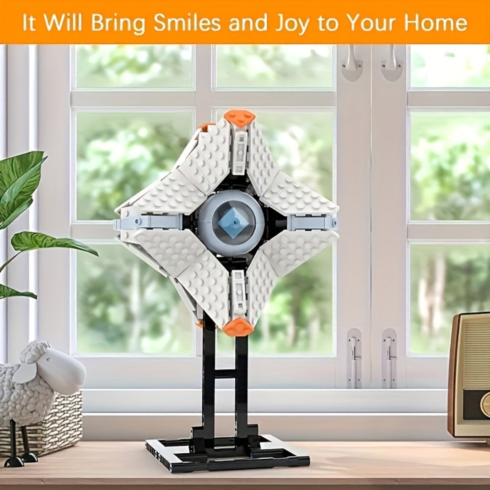 Game-Inspired Shell Building Block Model Set 378pcs LA0137 – Collectible Brick Kit with Display Stand, Adjustable ABS Plastic, Lightfall Compatible, Birthday Christmas Gift for Teens Adults Gamers