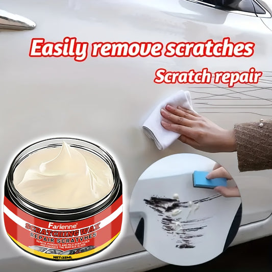 Car Scratch Wax And Swirl Remover Nano Shine Polish, Automotive Clay Scratch Repair Paste Kit - Compatible with Multiple Paint Colors for Vehicle Surface Restoration And Maintenance