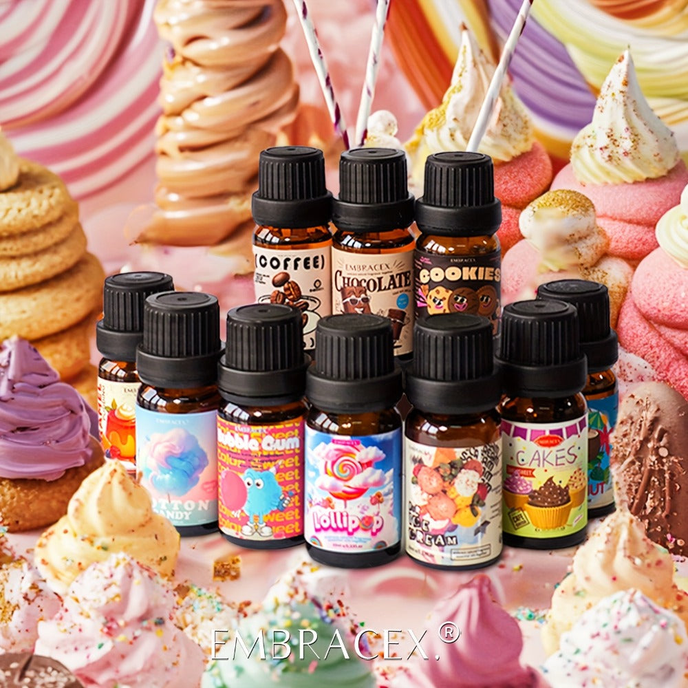 Lollipop Scented Fragrance Oil 10ml Alcohol Free Long Lasting Sweet Aroma for Diffuser Body Massage DIY Candle Soap Making Unisex Gift Women Men