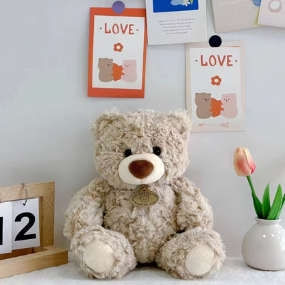 Giant Teddy Bear Stuffed Animal Plush Toy – Lifelike Soft Cuddly Bear Doll for Kids Adults Home Decor, Best Christmas Birthday Valentine Gift, Beige Brown
