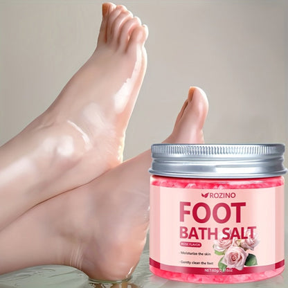Foot Soak Sea Salt 60g Dry Cracked Heels Hypoallergenic — Moisturizing Mineral Foot Bath Salt 20-Min Relaxing Spa Treatment for Tired Aching Feet | Post-Exercise Bedtime Foot Care for Women & Men